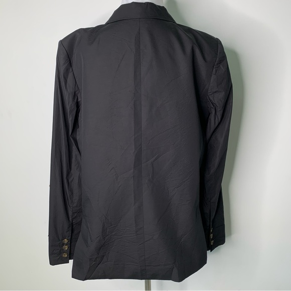 TWP Women's Black Two Button 100% Cotton Blazer Size XS / Small - Picture 5 of 7